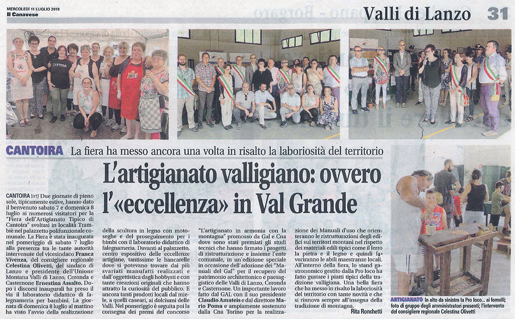Artigianato valligiano