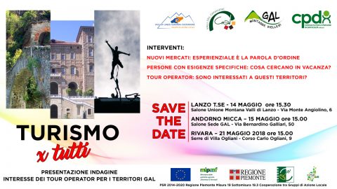 Invito presentazione dell'evento Turismo per Tutti