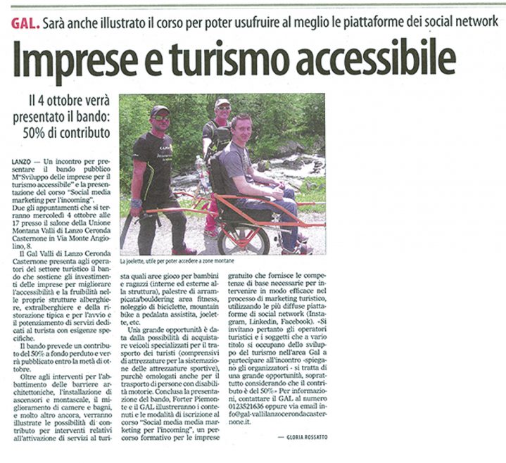 Imprese e turismo accessibile