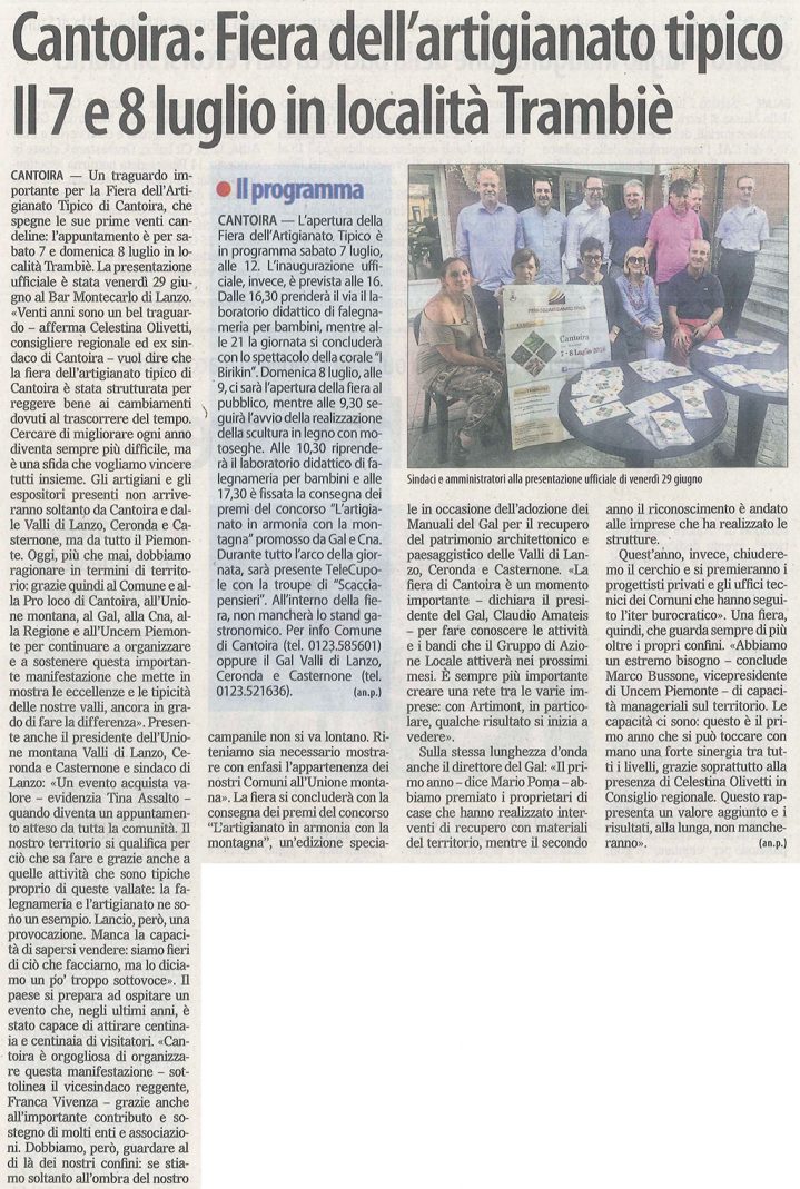 Risveglio- Cantoira in fiera