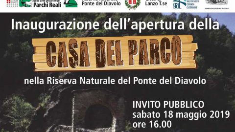 Immagine di presentazione della news inserente all'inaugurazione della Casa del Ponte del Diavolo di Lanzo Torinese