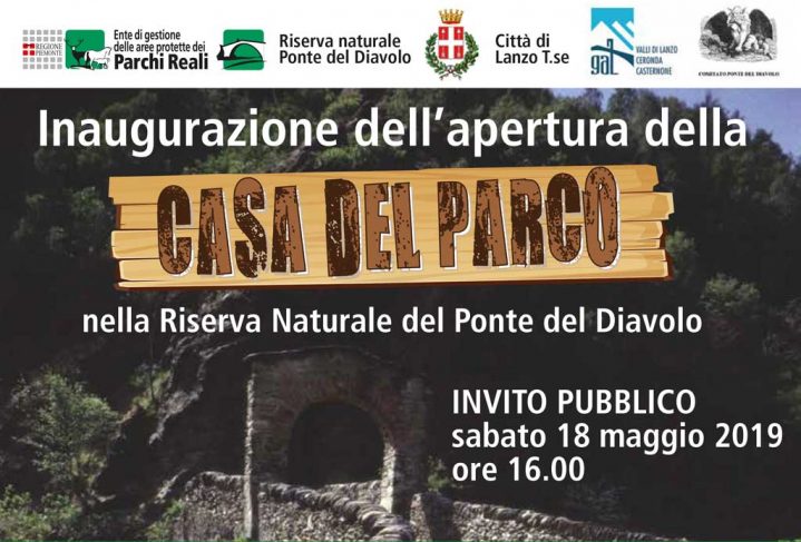 Immagine di presentazione della news inserente all'inaugurazione della Casa del Ponte del Diavolo di Lanzo Torinese